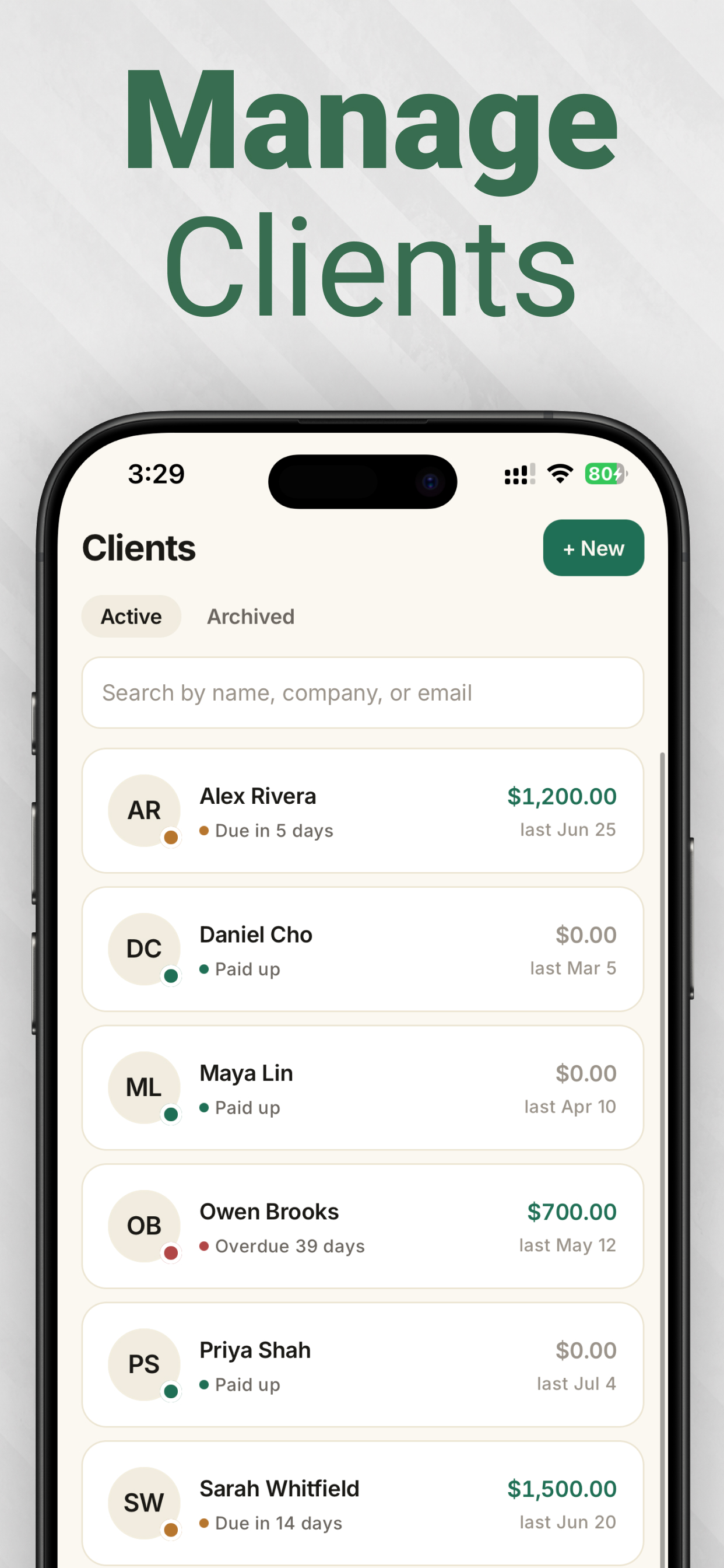App screenshot
